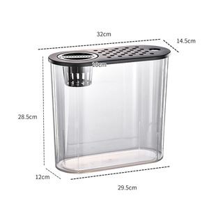 2024 Mini <span class=keywords><strong>Fish</strong></span> Tank Huisdier <span class=keywords><strong>Aquarium</strong></span> Tropisch Zoetwater Acryl Kleine Betta Salontafel <span class=keywords><strong>Aquarium</strong></span> <span class=keywords><strong>Aquarium</strong></span> Met Dekking