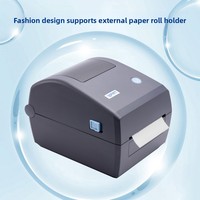 Imprimante d'étiquettes thermiques ID888 pour l'e-commerce transfrontalier, codes-barres, logistique express, impression d'étiquettes de vêtements, stock 203 DPI