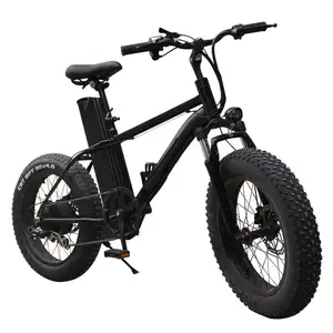 卸売アルミニウム20 "ファットタイヤ自転車カスタムデザインマウンテンバイク20Ahリチウム電池500Wブラシレスモーター付き