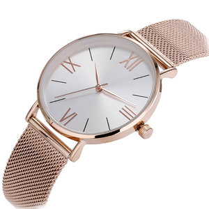 Montres-bracelets pour femmes BOMAXE en gros, design <span class=keywords><strong>vintage</strong></span> luxueux en or rose, étanches, boîtier en alliage, mouvement à <span class=keywords><strong>quartz</strong></span>, cadran à aiguilles, logo - Product Image 1