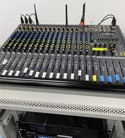 4 groupes de mélangeur audio à 16 canaux, amplificateur de console de mixage USB, lecture d'ordinateur, effet de puissance fantôme, mélangeur audio professionnel