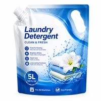 Sacs d'emballage personnalisés à faible MOQ avec logo pour savon, shampoing, lessive, liquide vaisselle et produits de lavage des mains
