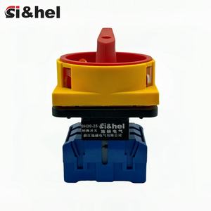 Cầu dao cách ly tải 25A 3P, ngắt kết nối, bật/tắt, tiếp điểm bằng kim loại bạc và nhựa, bảng điều khiển, IP65, 690V, chứng nhận CE CCC, 1NO1NC - Product Image 1