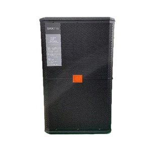 Directo de fábrica negro SRX715 Altavoz de música de madera de 15 pulgadas Altavoz de karaoke <span class=keywords><strong>Pro</strong></span> Stage para REPRODUCTOR DE <span class=keywords><strong>DJ</strong></span> - Product Image 1