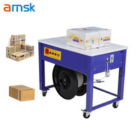 Machine d'emballage semi-automatique électrique T800 pour bande PP, gain de temps et efficacité, pour le cerclage latéral des cartons