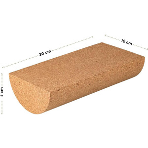 Planche d'équilibre portable en <span class=keywords><strong>liège</strong></span> haute densité LEECORK et <span class=keywords><strong>rouleau</strong></span> de massage pour le yoga - Composition en <span class=keywords><strong>liège</strong></span> écologique et durable - Product Image 5
