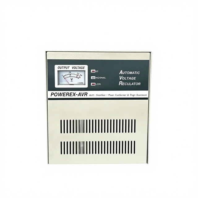 Single Phase AC Automatic Voltage Regulator Stabilizer for Precision Instruments and Laboratories 5kVA 97% Efficiency