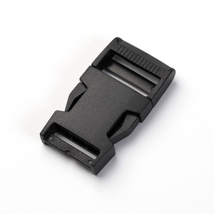 หัวเข็มขัดพลาสติกแบบ D-Ring ขนาด 20 มม. สีดำ ปรับได้ สำหรับกระเป๋าเป้สะพายหลังและอุปกรณ์เสริม - Product Image 2