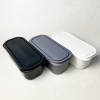 Boîte à crème glacée en PP de qualité alimentaire, résistance aux basses températures (-25°C) pour un emballage sûr des aliments surgelés, OEM