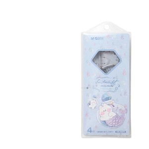 Morning Light <b>Magic</b> Cat Student Ruler <b>Set</b> 15cm Plastic Four Piece Math Tools For School Use - Product Image 5