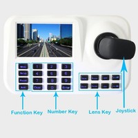 Contrôleur POE PTZ pour caméra IP dôme de vitesse de vidéosurveillance réseau 5 ''écran LCD utilisation intérieure décodage de manette 3D et clavier de prévisualisation