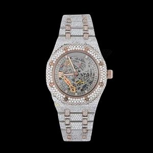 Unique Design Fashion Moissanite Diamond Quartz <b>Watch</b> Women Jewelry Style Steel Strap <b>Waterproof</b> Wristwatch Available For Sale - Product Image 5