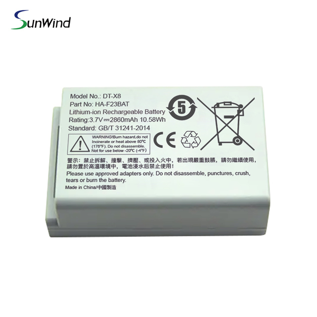 Replacement PDA Battery for CASIO DT-X200 HA-K23XLBAT DT-X8 DT-XX 3.7V 2860mah