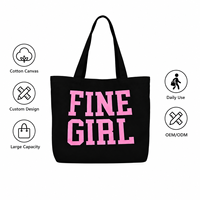 Sac fourre-tout en toile pour femmes, motif lettres, écologique, réutilisable, sac à bandoulière en coton pour le shopping, le travail, les voyages