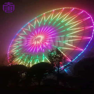 Source de lumière ponctuelle LED RGB extérieure pour l'éclairage de grande qualité des grandes roues de parc - Product Image 4