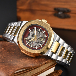 Factory <b>Wholesale</b> Fashion Alloy Automatic Mechanical <b>Watch</b> for Men - Product Image 3