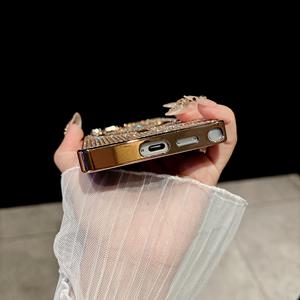 Funda de Teléfono con Diamantes Brillantes y Revestimiento de TPU+PC para Samsung Galaxy S25 Plus S24 S23 S22 Ultra, Carga Inalámbrica, Cubierta Magnética - Product Image 4