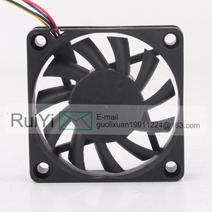 Originale EVFLOW 24V 48V DC12V 0.45A EC AC 7010 70x70x10mm 7CM Pwm silenzioso ad alto Volume d'aria telaio a <span class=keywords><strong>4</strong></span> fili R127010BU ventola di raffreddamento - Product Image 3