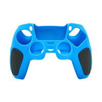 Housse de protection en silicone texturé ergonomique, antidérapante, résistante à la transpiration, bicolore et lavable pour manette PS5 DualSense, accessoires PS5