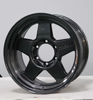 HAMMAL FBX131 Jante de voiture forgée à cinq branches 16x8.5/17x9/18x9" ET0 PCD6x139.7 Gris anthracite mat Nouveau pour // Pick-up SUV