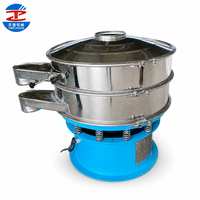 Tamis vibrant rotatif en acier inoxydable pour le tamisage des poudres de céréales et la séparation des impuretés, tamis vibrant circulaire de qualité alimentaire
