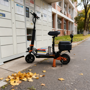 Monopattino Elettrico Pieghevole da 10 Pollici Nero Classico con Sedile, 2 Ruote, per Donne e Uomini, Acquista Online dalla Cina con Offerta Speciale - Product Image 6