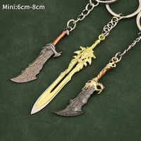 Porte-clés God of War Lames du Chaos Ragnarok Athéna 13cm Cadeau Nouveau Produit