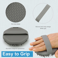 Brosse de Douche en Silicone Personnalisée pour Peaux Sèches, Outil de Nettoyage et de Massage, Éponge Exfoliante pour le Corps