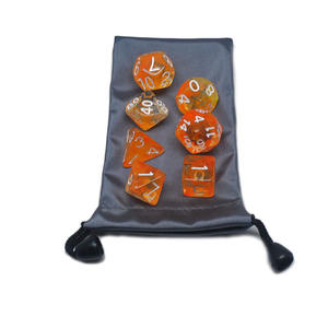 Ensemble de dés polyédriques à bords tranchants de 7 pièces, directement de l'usine, personnalisable avec plusieurs options d'emballage pour <span class=keywords><strong>les</strong></span> jeux de divertissement - Product Image 4