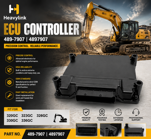 Heavylink ECU ควบคุม489-7907 4897907สำหรับ320GC 323GC 326GC 330GC รถขุด336GC - Product Image 1
