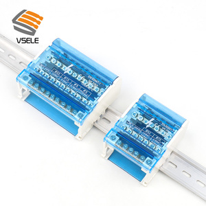 Hộp nối với nắp trong suốt 207 211 215 407 411 415 Din Rail busbar phân phối khối - Product Image 2