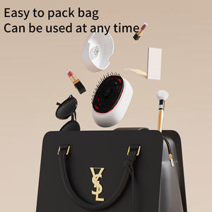 Peine de Masaje Electrónico Inalámbrico Recargable XiNan XN-A1, ABS, con Luz Roja, Vibración, para el Crecimiento del Cabello, Lavable - Product Image 2