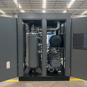 Compresor Industrial de Dos Etapas de 150 HP y 110 KW de Ahorro Energético, Compresor de Aire Industrial de 8 Bares de Borin - Product Image 1