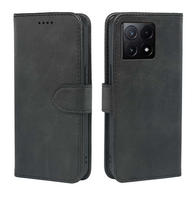 Modern Style Mobile Phone Case for Redmi 15C 5G 15 A5 4G POCO C71 S25 Ultra Magnetic PU Leather Folio Wallet Flip Cover