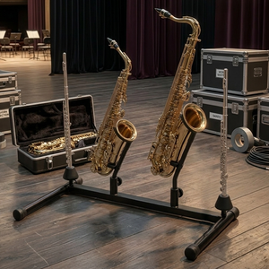 SA-6B Metal Stable Structure Multi-Instrument Support Foldable for Storage <b>Saxophone</b> Stand - Product Image 3