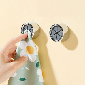 Porte-serviettes mural auto-adhésif, support de rangement, porte-serviettes de salle de bain, porte-serviettes de salle de bain pour anneau de serviette - Product Image 3