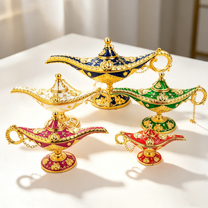 Traditionele souvenirs Europese ornamenten klassieke stijl ambachten woonkamer decoratieve vintage vergulde 3D metalen Aladdin magie - Product Image 1