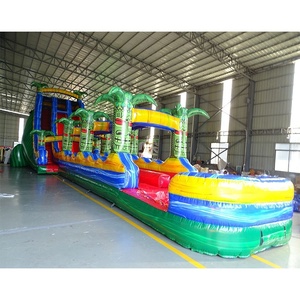 Structure <span class=keywords><strong>gonflable</strong></span> aquatique pour adultes, trampoline personnalisé <span class=keywords><strong>avec</strong></span> toboggan, aire de jeux flottante amusante pour l'été - Product Image 5