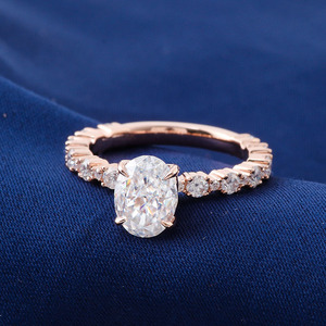 Bague de couple en or 18 carats, bijoux fins personnalisés Qi Song, originalité coréenne, pour les mariages et les banquets, bagues de fiançailles - Product Image 2