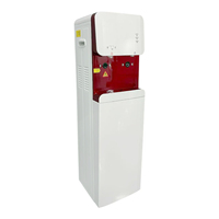 Dispenser Air Minum Lantai CE CB yang Dapat Disesuaikan dengan Sensor Filtrasi RO 7 Tahap, Keran Air Panas Dingin untuk Rumah Kantor Custom OEM