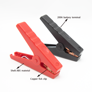 <span class=keywords><strong>Pince</strong></span> crocodile en fer nickelé 100A pour démarreur de <span class=keywords><strong>voiture</strong></span>, <span class=keywords><strong>pince</strong></span> de test, isolation écologique en PVC, <span class=keywords><strong>pince</strong></span> de batterie haute intensité - Product Image 4
