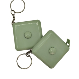 Màu Xanh Lá Cây Hình Vuông 1.5M Mềm Vải Vải Băng May Công Cụ <span class=keywords><strong>Mini</strong></span> Sợi Thủy Tinh Đo Băng - Product Image 2