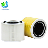 Purificateur d'air domestique avec filtre HEPA H13 compatible avec le filtre de remplacement LEVOIT Core 300 avec charbon actif pour éliminer les odeurs d'animaux