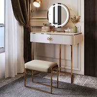 Table de toilette de maquillage Offre Spéciale avec miroir table de maquillage avec miroir led coiffeuse pour le salon