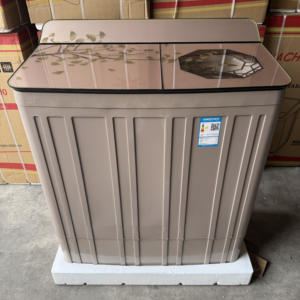 <span class=keywords><strong>Lavadora</strong></span> semiautomática de doble tina de carga superior de 15 kg, nueva, eléctrica, de plástico, 220 V, para uso doméstico y en caravanas, clase A de eficiencia energética - Product Image 5