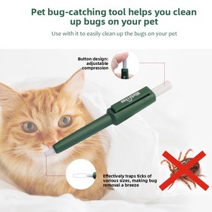 Stylo anti-insectes <span class=keywords><strong>pour</strong></span> animaux de compagnie, <span class=keywords><strong>pour</strong></span> le toilettage des chats et des chiens, élimination des puces, tiques et poux - Product Image 2