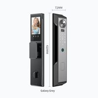 V90 IP WIFI 3D Face Fingerprint Code Card Key Tuya App Controlled Memory Card & Cloud SDK Aluminium Alloy