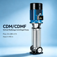 Pompa Air Vertikal Multistage Stainless Steel Industri 7.5 HP Tekanan Tinggi untuk Pengolahan Air Reverse Osmosis