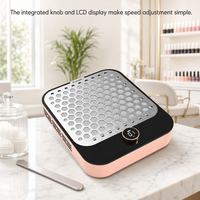 Colector de Polvo para Uñas de Rápida Absorción con Pantalla LCD Integrada, Deflector Magnético, Batería de Larga Duración y Logotipo Personalizado para Distribuidores