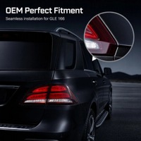 Feux arrière LED de haute qualité pour Mercedes-Benz GLE350 Série (W166), versions extérieures et intérieures gauche et droite, version assombrie